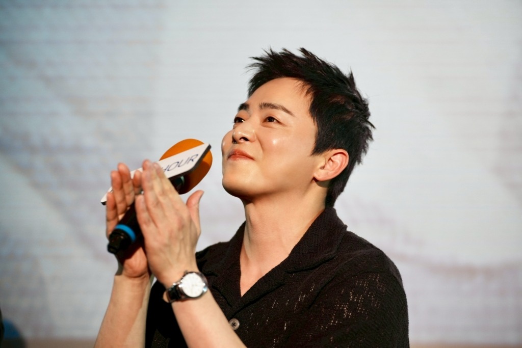 曹政奭演員、畢鑑盛導演一同參與訪談,現場感受爆滿粉絲的熱情。